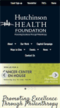 Mobile Screenshot of hutchinsonhealthfoundation.org